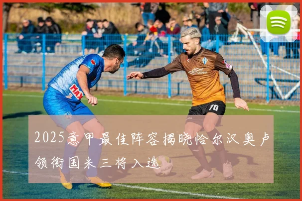 2025意甲最佳阵容揭晓恰尔汉奥卢领衔国米三将入选